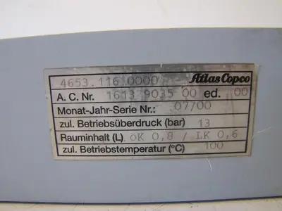 Atlas Copco Air Oil Cooler 1613903500 Genuine OEM 1613 9035 00 GA 10 Compressor