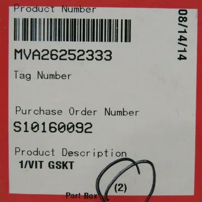 NEW BOX OF 2 FLOWSERVE MVA26252333 GASKET 1/VIT