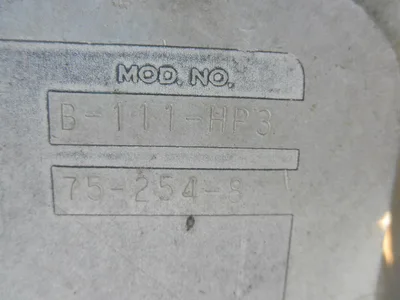 USED TWIN DISC B-111-HP3
