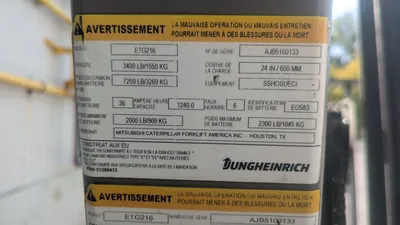 2020 JUNGHEINRICH ETG216 FORKLIFTS | Platinum Group (17)