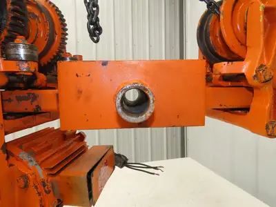 Cleveland Tramrail Underhung Bridge Crane Motorized Trolley Drive WA 5" Wheels