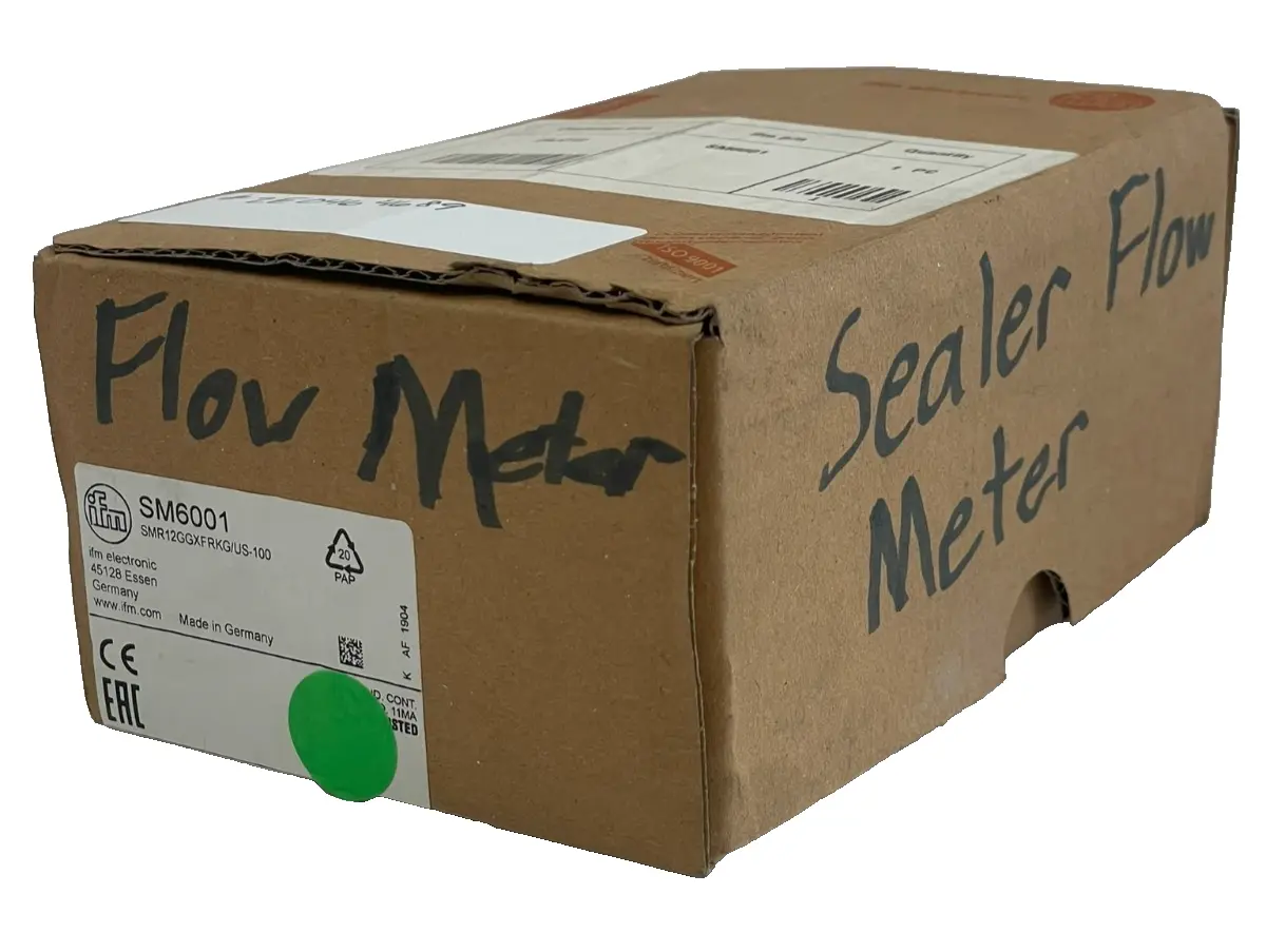 NEW IFM SMR12GGXFRKG/US-100-SM6001 FLOW METER SMR12GGXFRKGUS100 SM6001