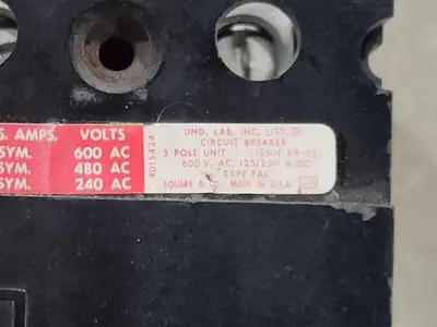 USED SQUARE D FHL36015