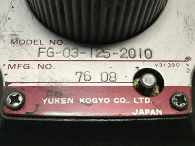 USED YUKEN FG-03-125-2010