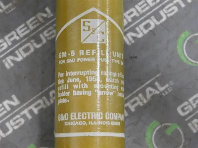 S&C 134030-R4 SM-5 Power Fuse Refill Unit 34.5kV 20E A TCC 153-4 New