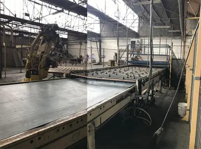 USED SIEMPELKAMP PANEL PRESS 470 TON