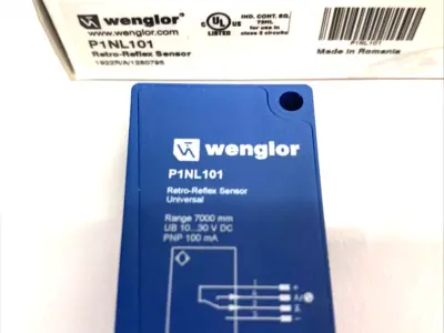New | in-Stock wenglor Universal Retro-Reflex Sensor 7,000mm Range, IO-Link Photoelectric Sensors Michigan US | Maverick Industrial Sales #1390721