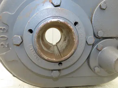 Morse 203XM25 Shaft Mount Reducer Gearbox 25.4:1 Ratio 10.2Hp Tapered Shaft