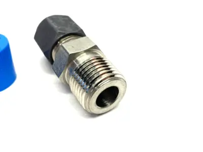 8-8 FBZ-SS | Parker  Single Ferrule CPI Compression Fitting 1/2" Tube 1/2" MNPT - New – Open box