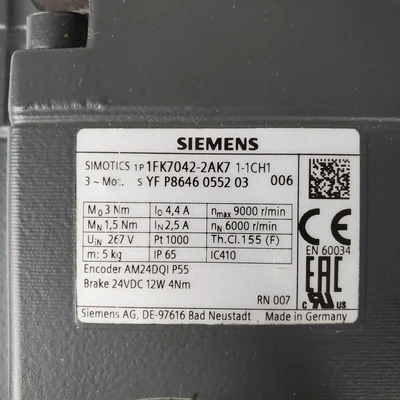 Siemens Does Not Apply Servo Motors | American Industrial Supply Co. (10)