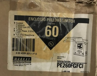 NEW Siemens PE260FGFCI