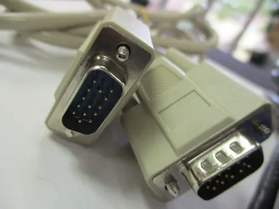 Used 25-pin male to 25-pin Male Monitor Cable Cord for PC/TV Monitors (QTY 2)