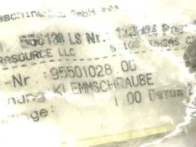 NEW FREY MASCHINENBAU CLAMP SCREW