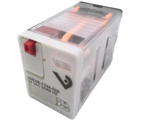 Veris VMD2B-F24A-02A Socket Relay, 24 VAC, Full-Featured Relay, DPDT [New]