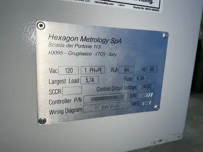 Used 2014 HEXAGON METROLOGY GLOBAL CLASSIC 7 10 7 Coordinate Measuring Machines Ohio US | HGR 24 #1572056