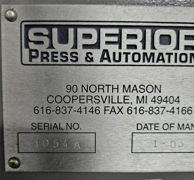 2003 Superior Press & Automation Rivit Riveters | Universal Press & Machinery (UPM) (11)