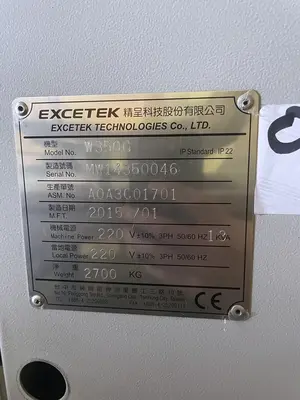 Used 2015 Excetek W350G Wire EDM California US | Machine Tool Bids #1353980