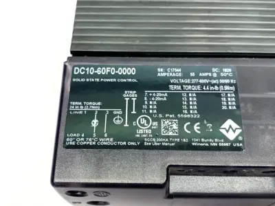 Used Watlow DC10-60F0-0000 Relays & Switches Michigan US | Maverick Industrial Sales #1475383