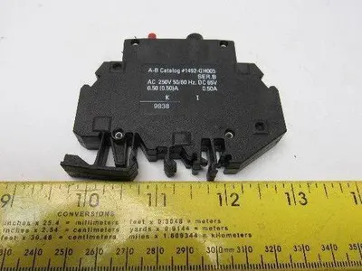 Allen Bradley 1492-GH005 0.5 A Circuit Breaker 250V 50/60Hz DC 65V Lot Of 6