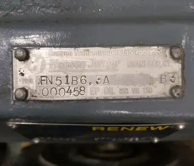 Used 2003 HANSEN JFN51B6.3A Gearboxes British Columbia CA | Lenmark #268499