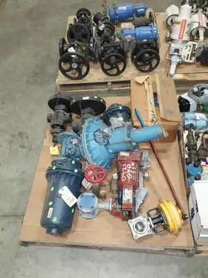 4 PALLETS OF ASSORTED VALVES