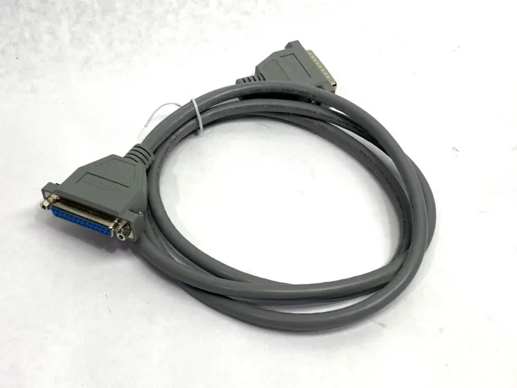 Used L-COM ECONOMY MOLDED D-SUB CABLE DB25 MALE TO FEMALE 5FT Cable & Wire | Maverick Industrial Sales #1101756
