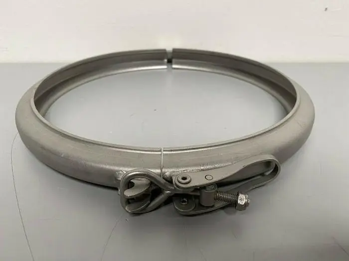 Used STAINLESS STEEL HEAVY DUTY DOUBLE PIN 10" CLAMP Clamps California US | Equipment Lab #485347