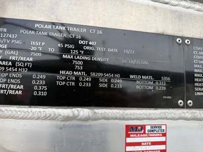 Used 2024 POLAR 7,500 GALLON Tanker Trailers Minnesota US | Carco Truck & Equipment #1513866
