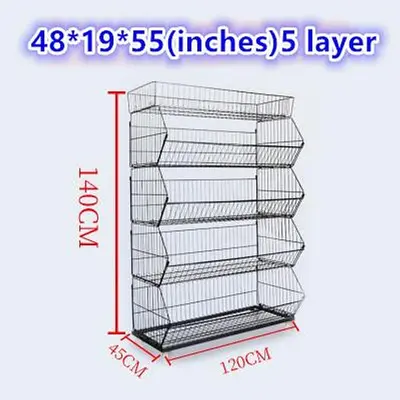 NEW CDRX 5 LAYER WIRE SHELVING