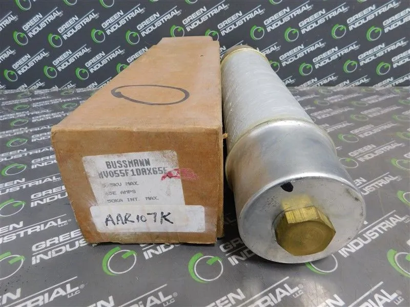Bussman MV055F1DAX65E Fuse 5.5kV Max. 65E Amps 50kA Int. Max. New NIB