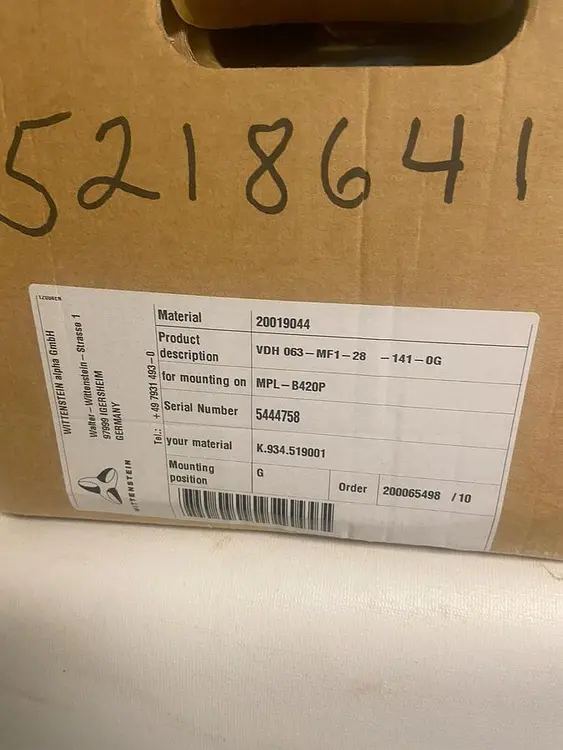 Used WITTENSTEIN AC-VDH063-MF1-28-141-0G0 Speed Reducers | Surplus Asset Holdings #1204297