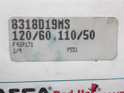ASCO 8318D19MS Red Hat Solenoid Valve New NIB