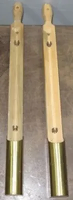 QTY. 2. WOODBACK THERMOMETER CUP CASE THERMOMETER ...