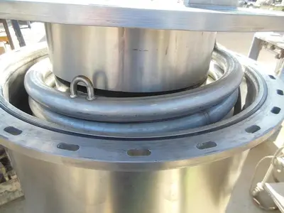 Tank, 125 Gallon, 316 Stainless Steel, 28" x 48", FT/DB, Internal Coils, #S742283