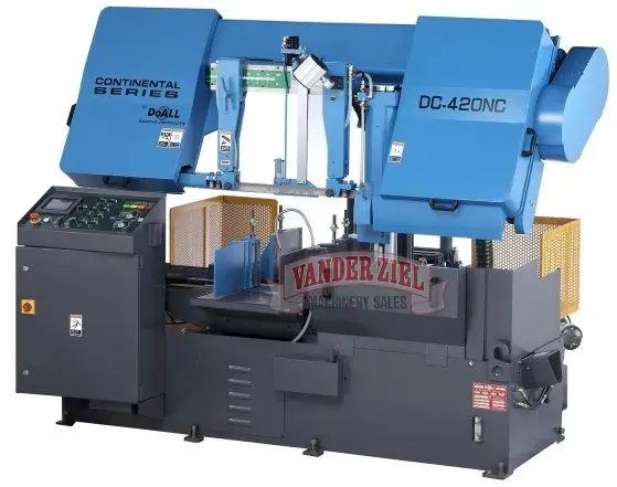 New | in-Stock DOALL DC-420NC Horizontal Band Saws Michigan US | Vander Ziel Machinery Sales #480286