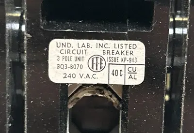 Used SIEMENS BQ3-B070 Miscellaneous Equipment (Electrical & Power) Ohio US | Surplus Asset Holdings #1240617