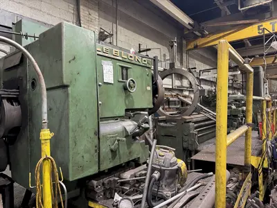 42/137" X 96/264" LEBLOND #4025 HEAVY DUTY SLIDING GAP ENGINE LATHE. STOCK #0888725