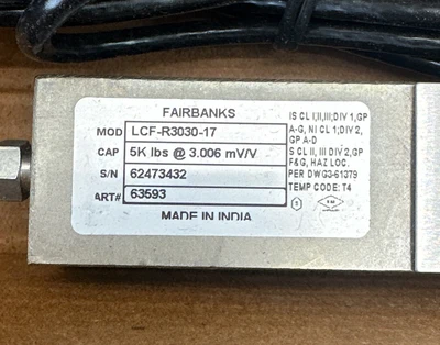 NEW Fairbanks 63593