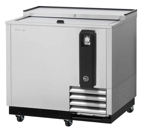 Turbo Air TBC-36SD-N6 36 3/4" Forced Air Bottle Cooler - Holds (288) 12 oz Bottles, Stainless, 115v