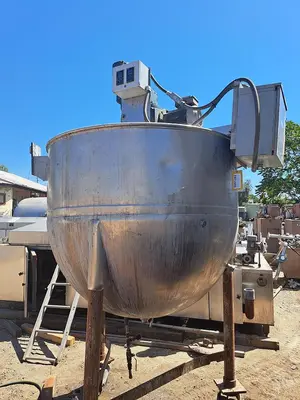 Kettle, 500-Gallon, Stainless Steel, Double Motion, Agitated, Lee #5991292
