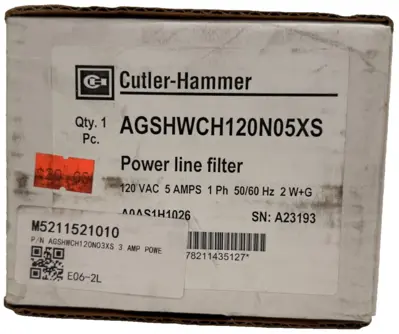 NEW CUTLER-HAMMER AGSHWCH120N05XS