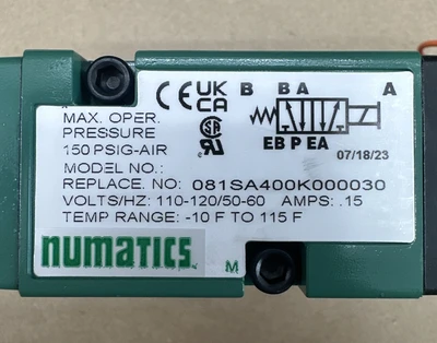 NEW Numatics 081SA400K000030