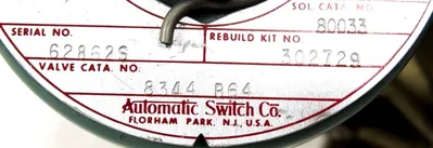 NEW ASCO 8344-B64 SOLENOID VALVE 8344B64 1/2"