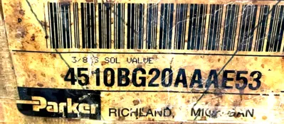 NEW PARKER 4510BG20AAAE53 3/8" SOLENOID VALVE