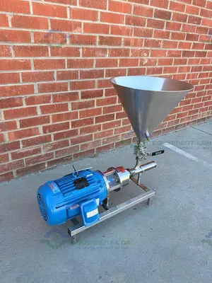 Used SILVERSON FMX25 HIGH SHEAR POWDER TO LIQUID MIXER 7.5 HP MOTOR W/ POWDER HOPPER High Shear Mixers California US | Equipment Lab #1693691