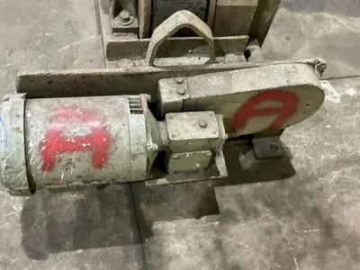 20,000 LB (10 TON) ARONSON MODEL #WRD10 POWERED TANK TURNING ROLLS, DRIVE & IDLER: YOBRO #25144