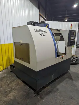 2002 LEADWELL MODEL  #V-30 CNC VERTICAL MACHINING CENTER: STOCK #19428