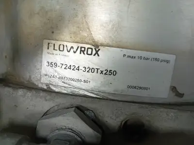 10" Pinch Valve 359-72424-320Tx250, PVE 10 A150-603LRZX