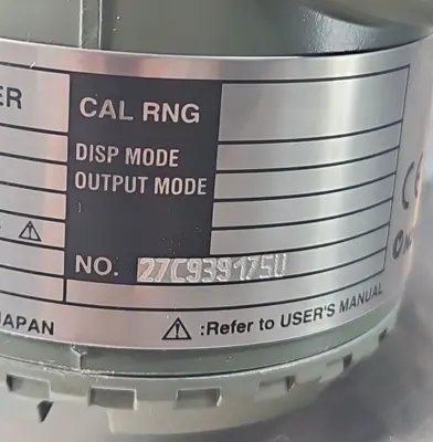 Yokogawa EJA310A Pressure Transmitter N200 Loc6E3
