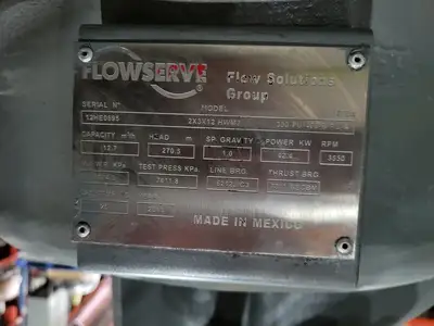 Used 2013 FLOWSERVE 2X3X12 HWM2 Parts (Hydraulics and Pneumatics) British Columbia CA | Lenmark #258195